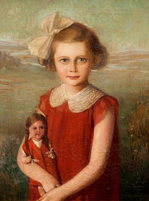 Dziewczynka z lalką B. Nawrocki
